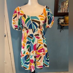Tabitha Brown, Colorful, Linen Blend, Dress